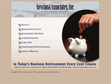 Tablet Screenshot of newtonandassociates.com